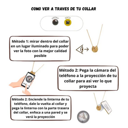 Collar de proyección personalizada